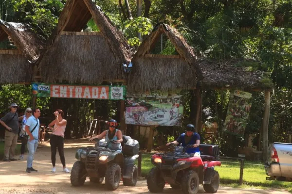 View of the entrance to a private tour in Puerto Vallarta; unique things to do in Puerto Vallarta.